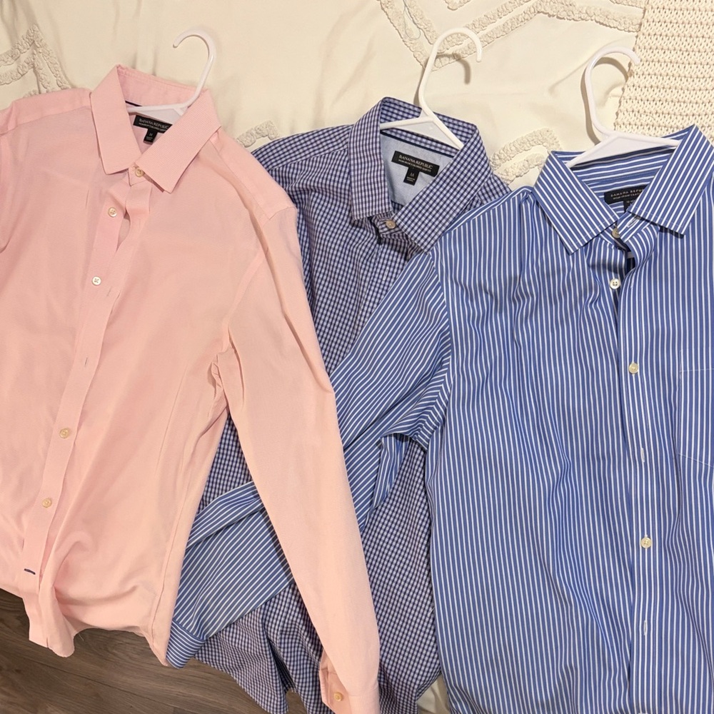 Banana Republic Set combo of 3 Dress Shirts